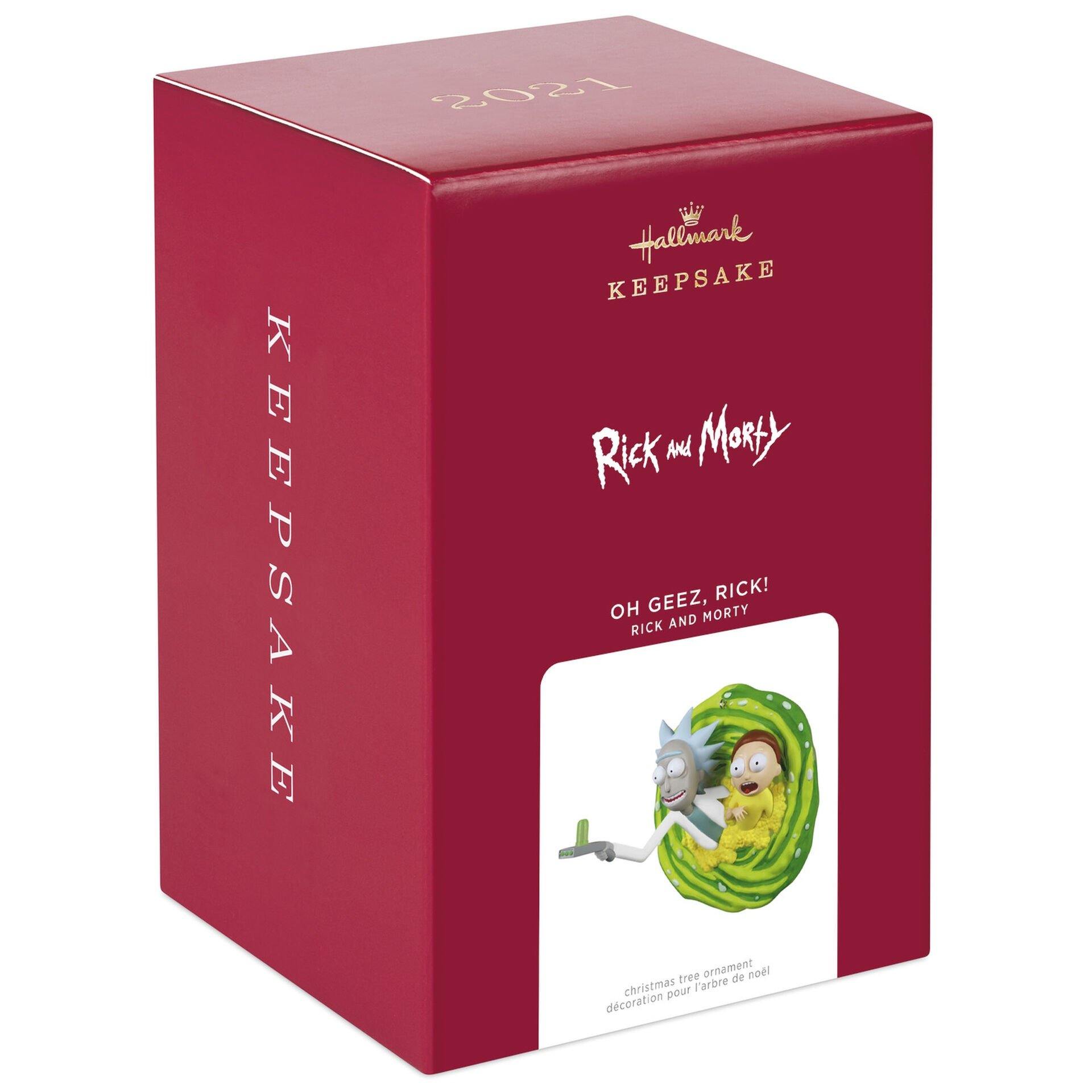 Hallmark Keepsake Rick and Morty Oh Geez, Rick! Ornament