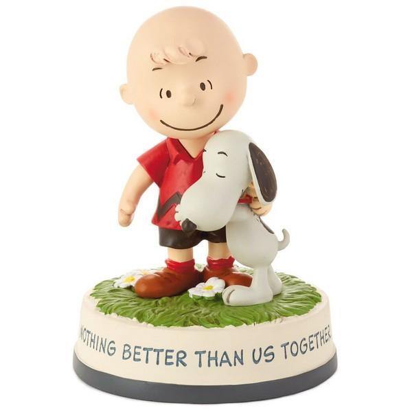 Hallmark Peanuts Charlie Brown Snoopy Nothing Better Than Us Together Figurine