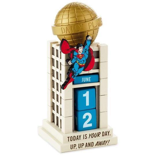 Hallmark Superman Today Is Your Day Daily Planet Perpetual Calendar New
