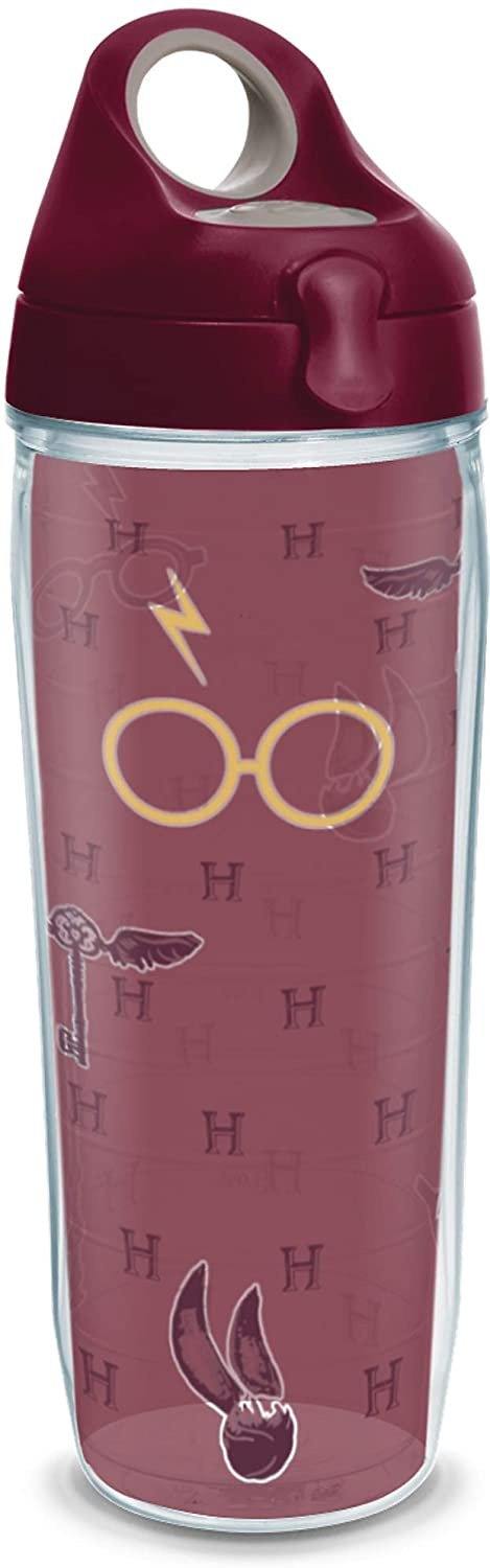Harry Potter Maroon And Gold Glasses Tervis Water Bottle