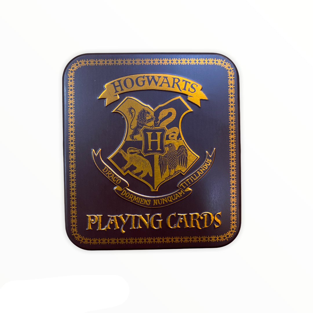 Harry Potter Playing Cards Hogwarts in Tin