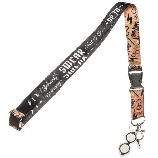 Harry Potter Solemnly Swear Reversible Keychain Lanyard