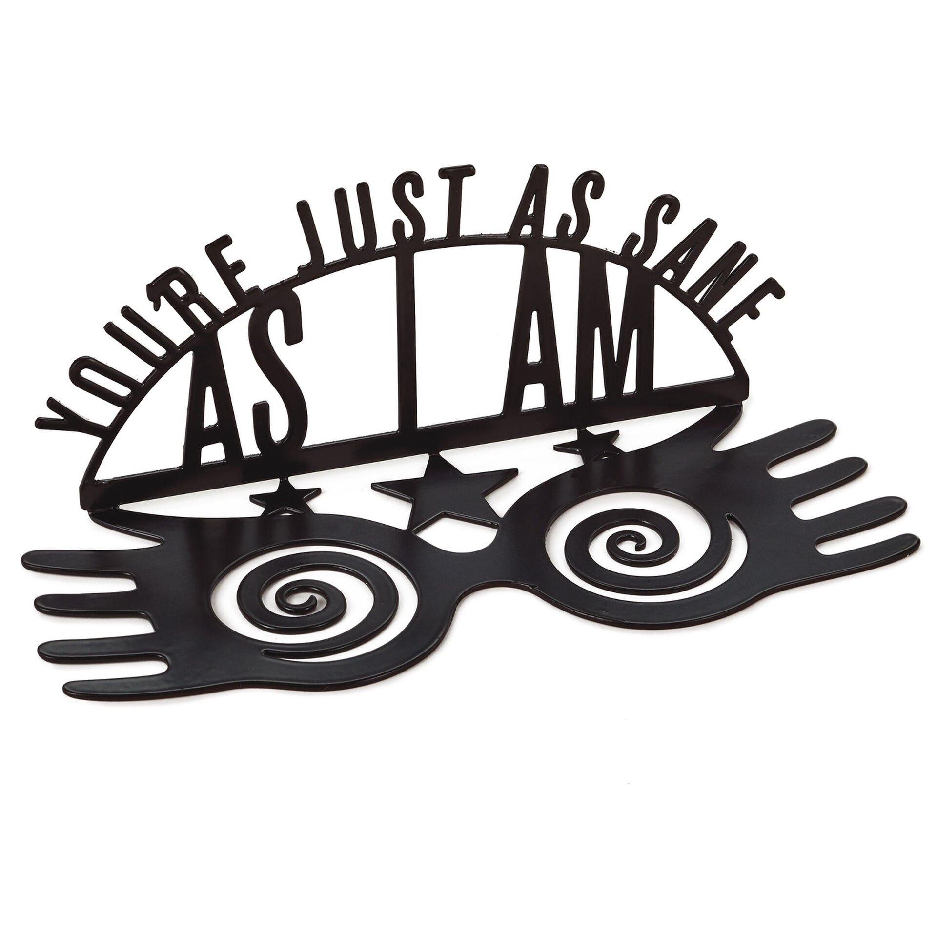 Harry Potter™ You'Re As Sane As I Am Metal Quote Sign, 8.5X3.25