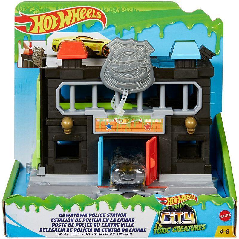 Hot Wheels Downtown Police Station Play Set