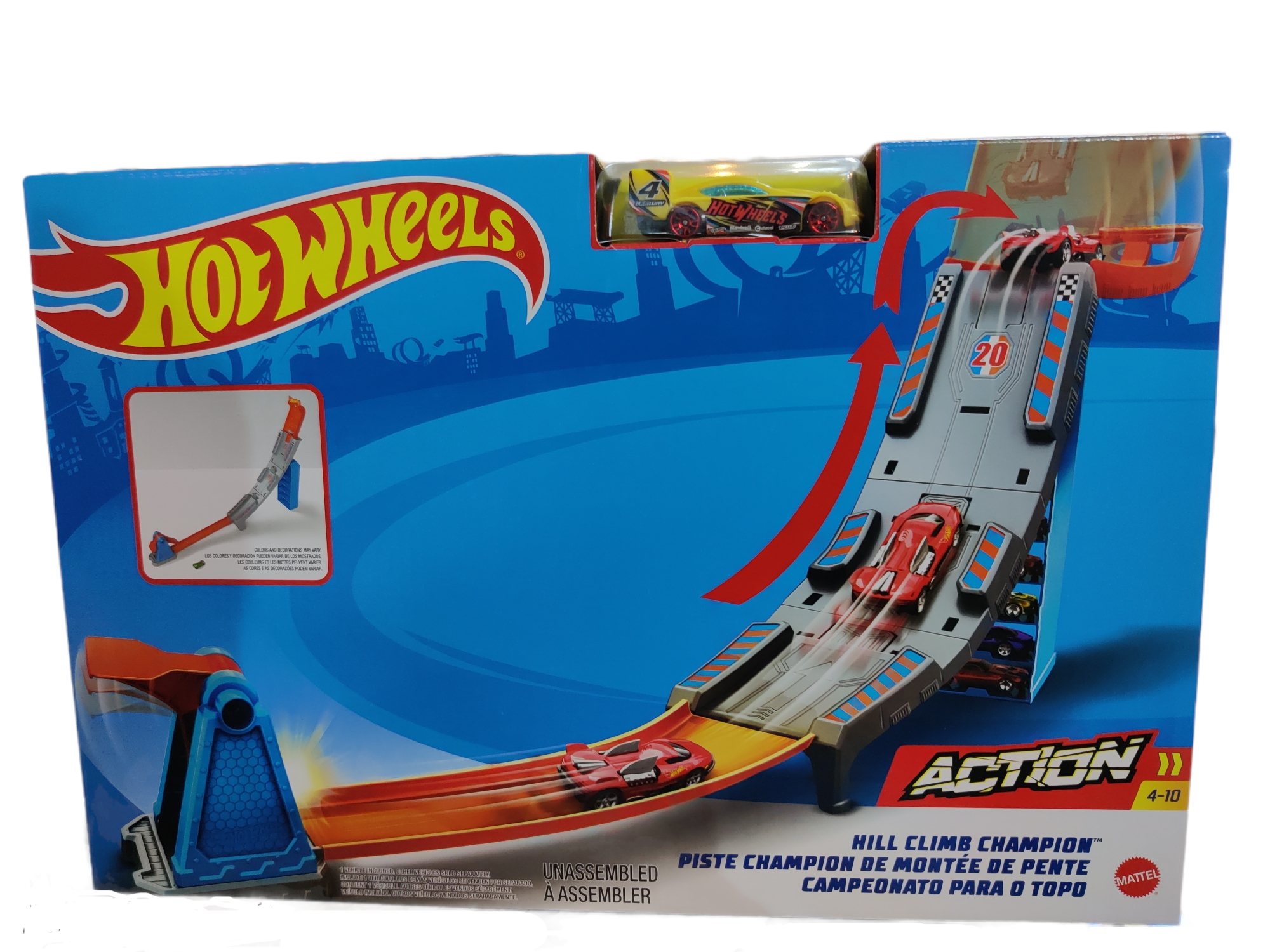 Hot Wheels Hill Climb Champion Track Playset