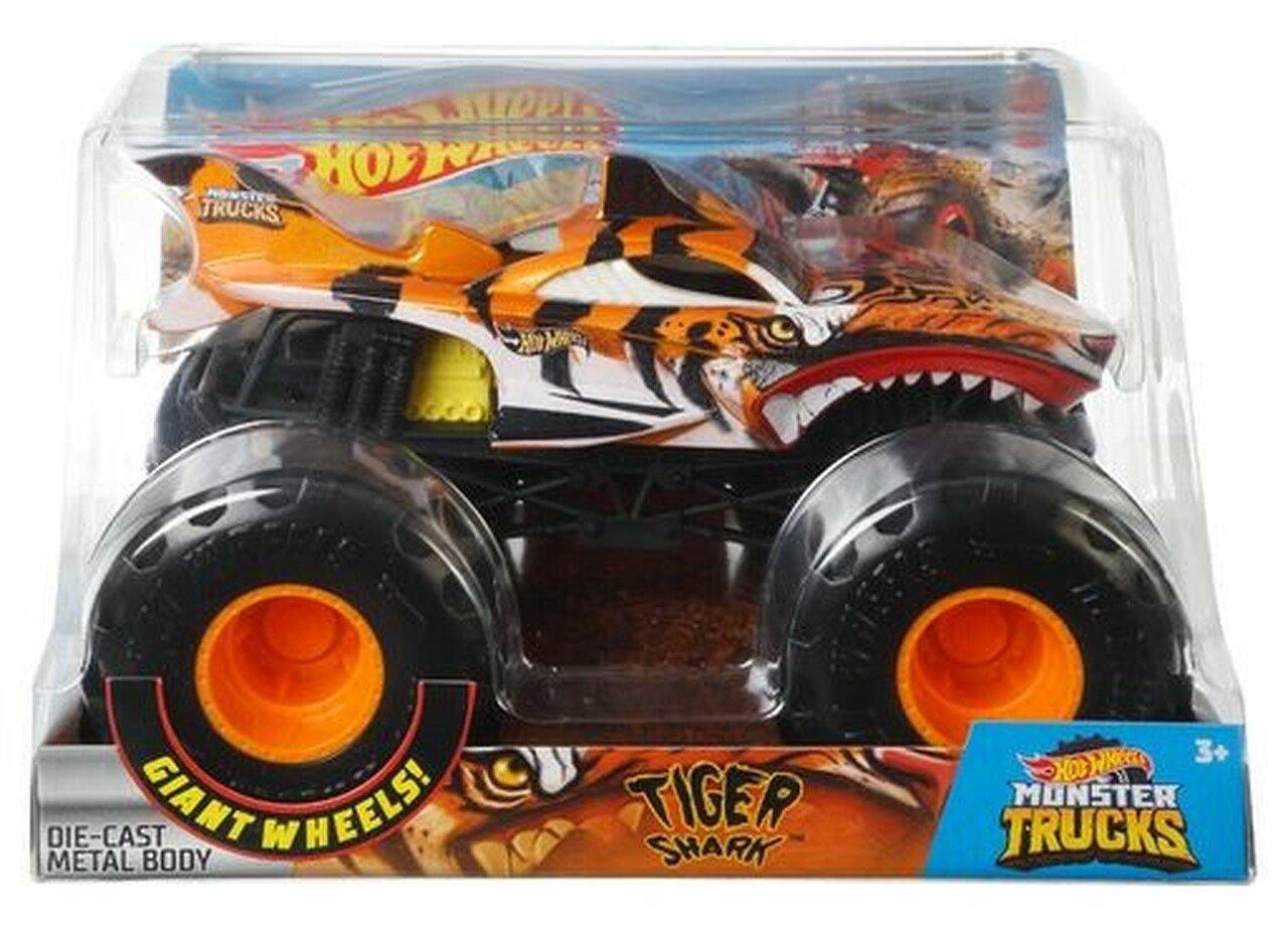 Hot Wheels Monster Trucks Tiger Shark Diecast Car