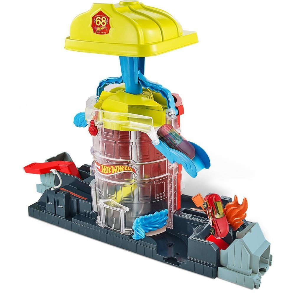 Hot Wheels Super Fire House Rescue Playset