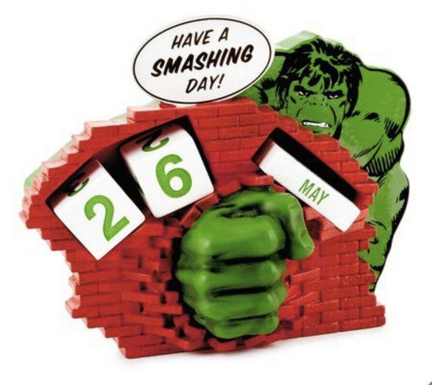 Hulk Perpetual Calendar, Have A Smashing Day! By Hallmark