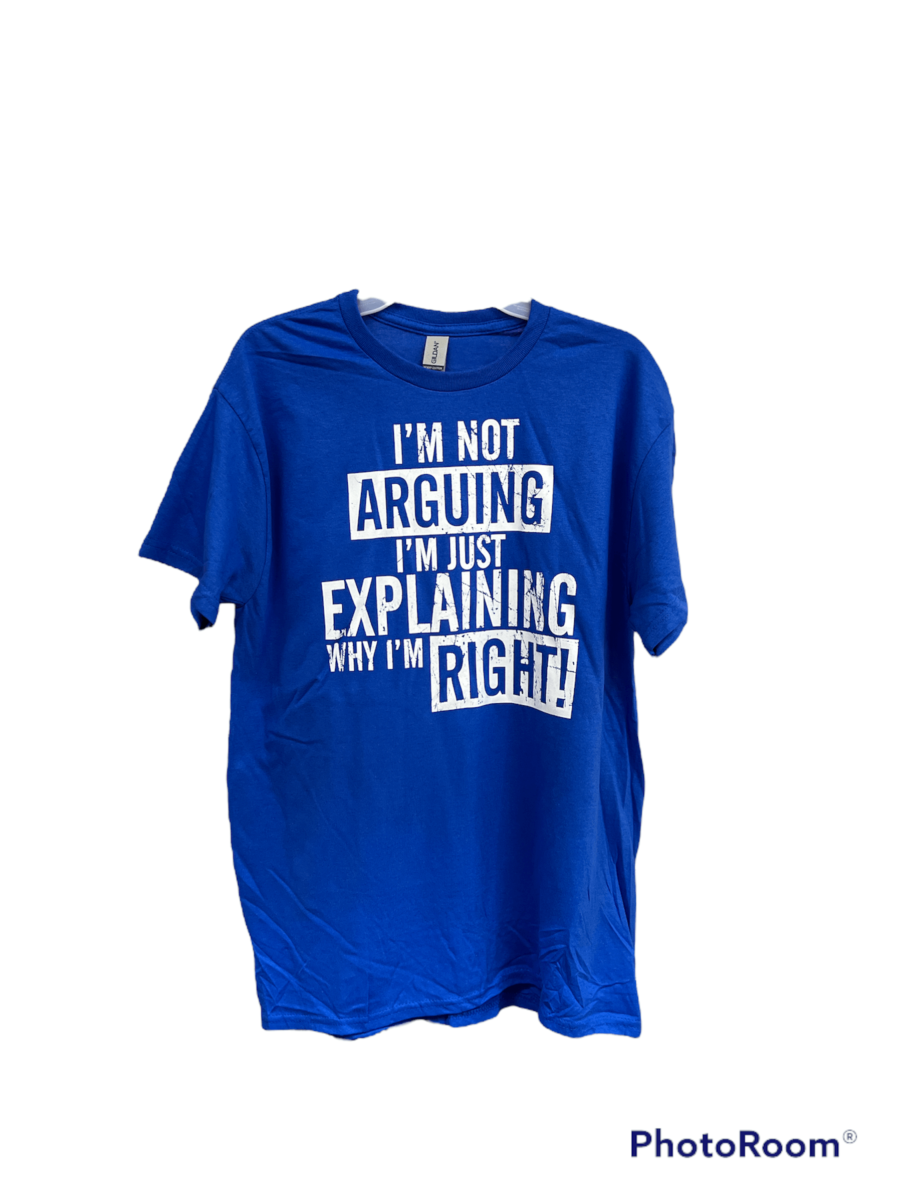 I`m not Arguing - Royal Blue