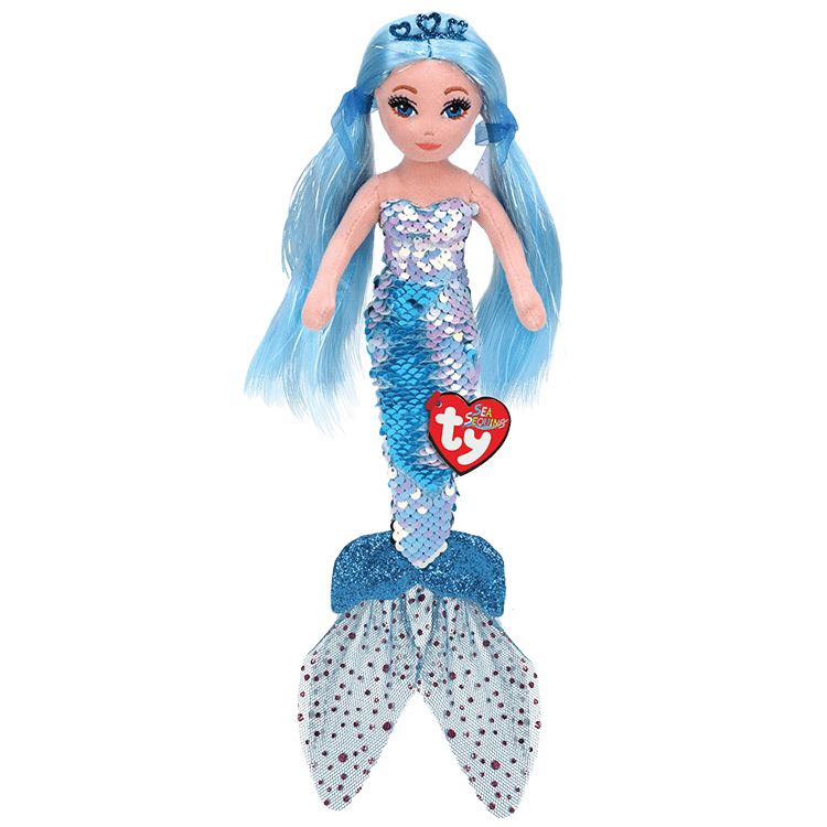 Indigo Sequin Plush 10"