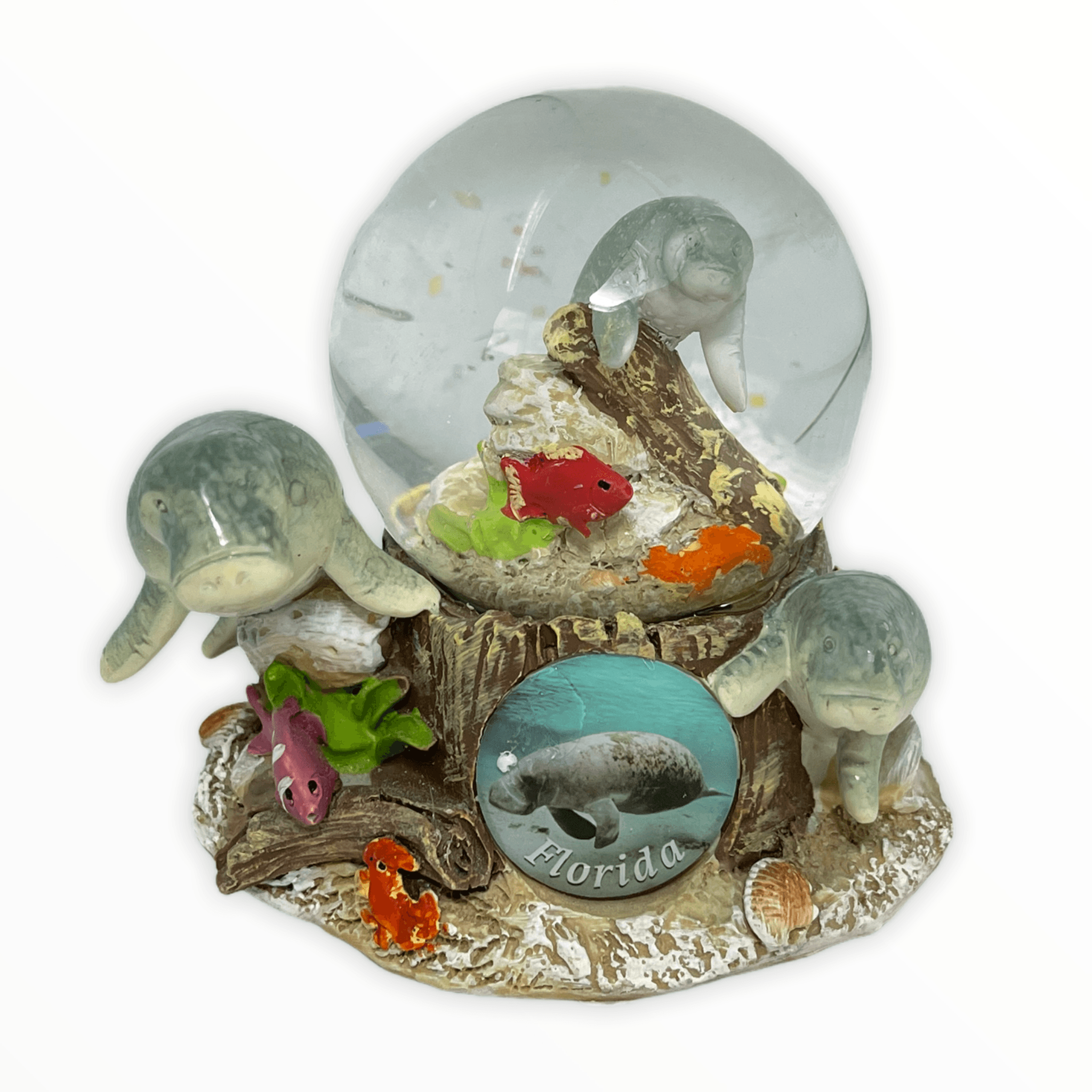 Manatee 65mm Snow Globe