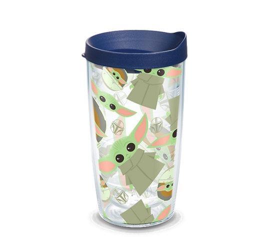 Mandalorian Child Pattern Plastic Tervis Tumbler