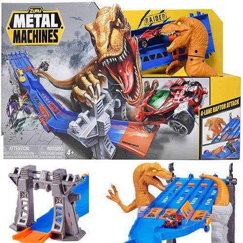 Metal Machines 4-Lane Raptor Attack Track Set by ZURU