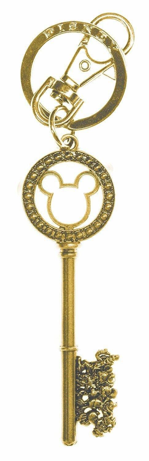 Disney Gold Master Key with Gem Beads Pewter Ring