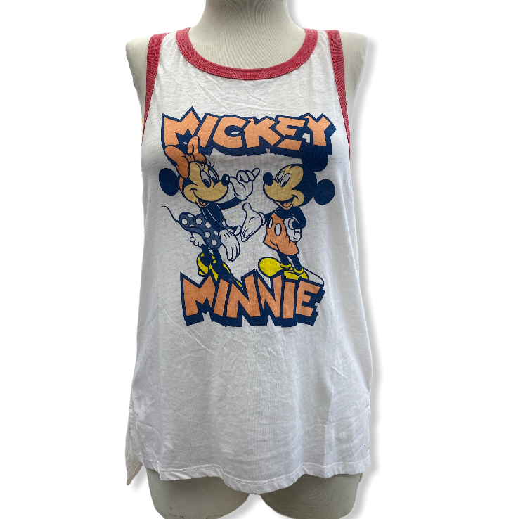 Mickey and Minnie Tank Top Gray
