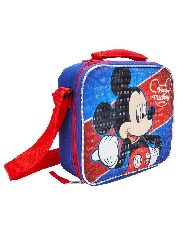 Mickey Rectangle Lunch Bag W/Strap