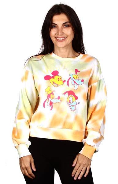Mickey Tie Dye Junior Crew Neck Sweatshirt