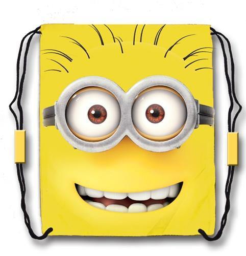 Minions Drawstring Tote Hello Tom, Yellow
