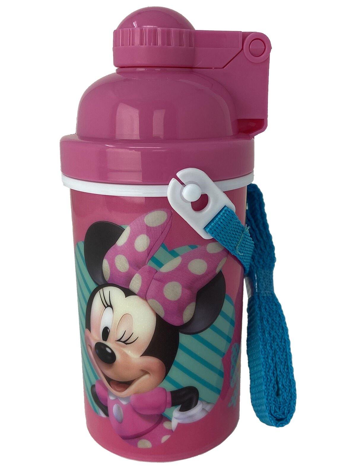 Minnie 12 oz Canteen with popup lid and strap
