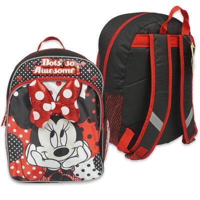 MINNIE 14" BACKPACK WITH PLUSH BOW
