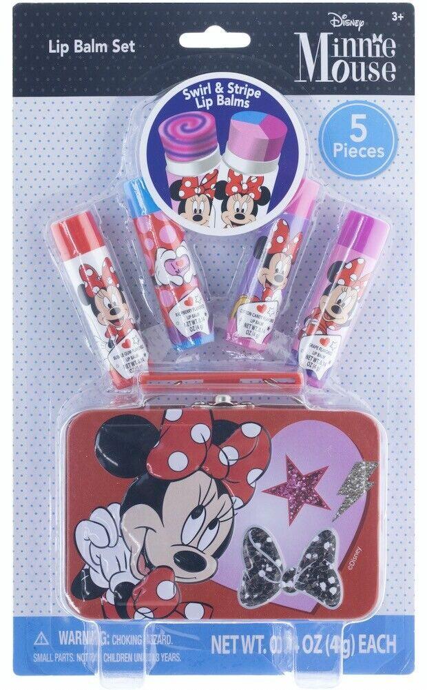 Minnie 4pk Lip Balm With Tin on Card