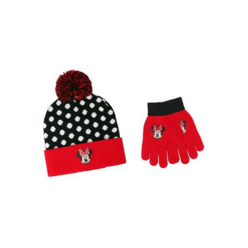 Minnie Knit Hat/glove set