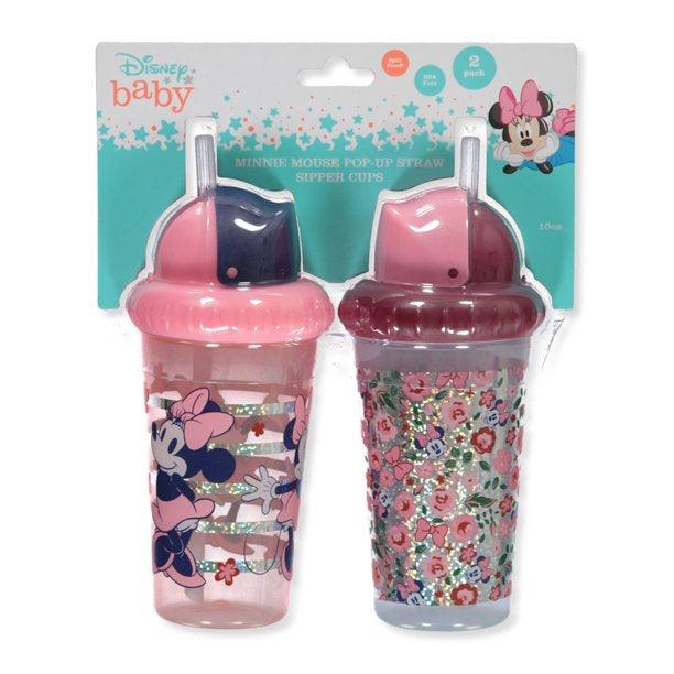 Minnie Mouse 2-Pack Pop-Up Straw Sipper Cups