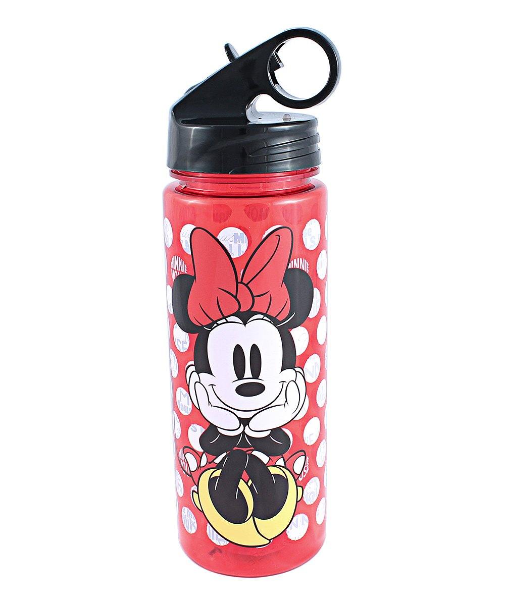 Minnie Rocks Chin on Hands 600ml Tritan Water Bottle