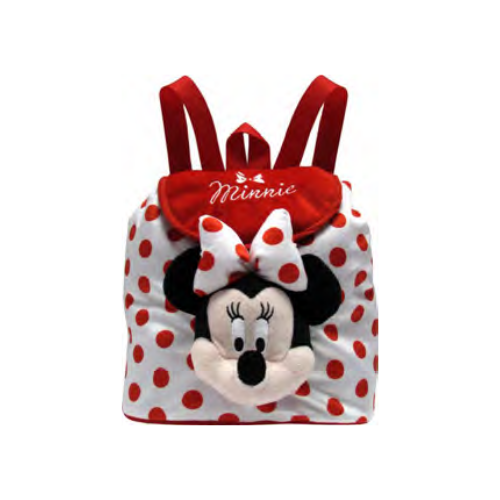 MN WHT/RED POLKA DOT PLUSH