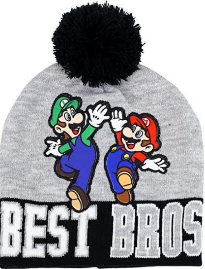Nintendo Boy's Super Mario Cold Weather Hat and Glove Set