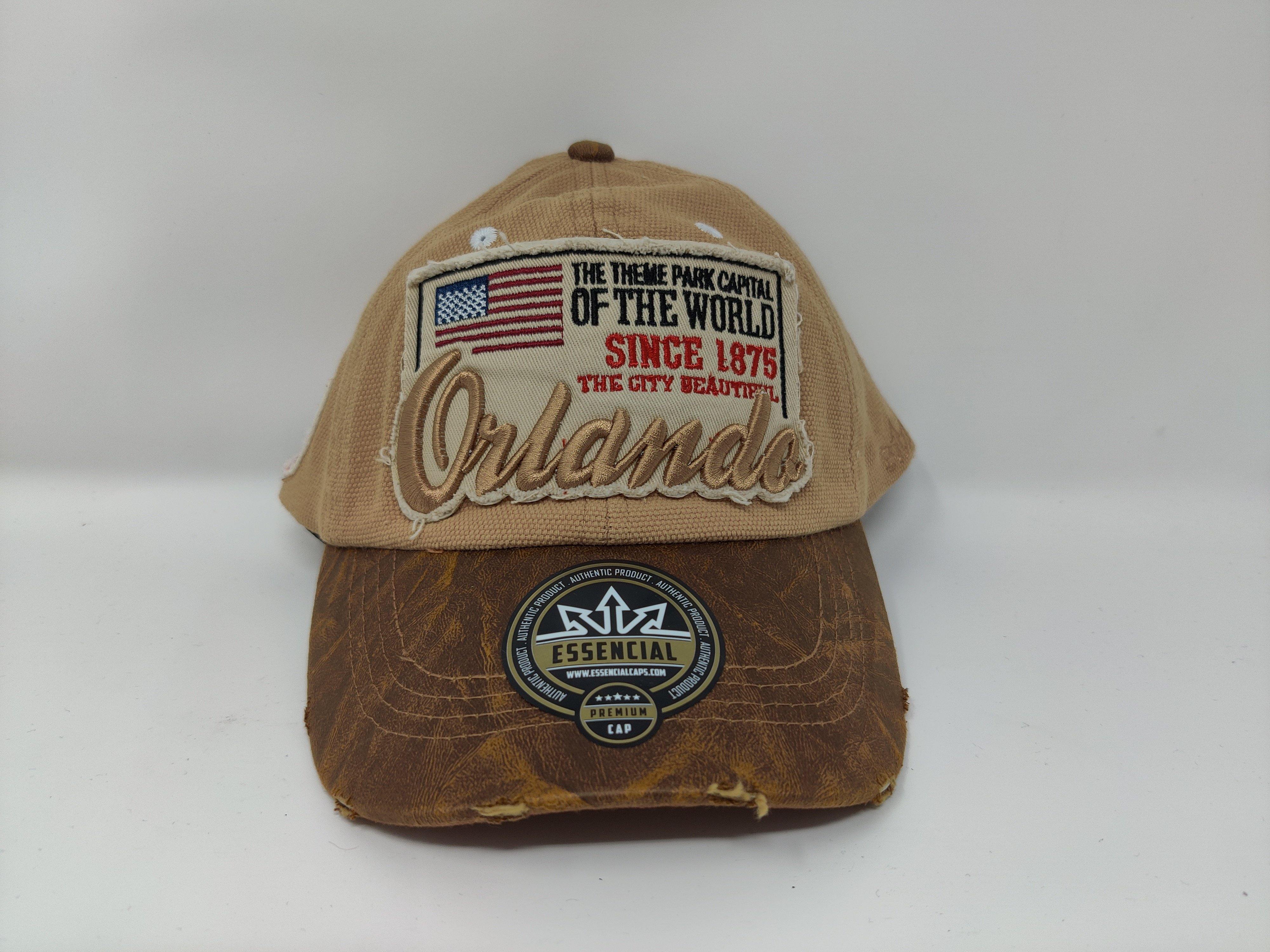Orlando Canvas Leather Khaki