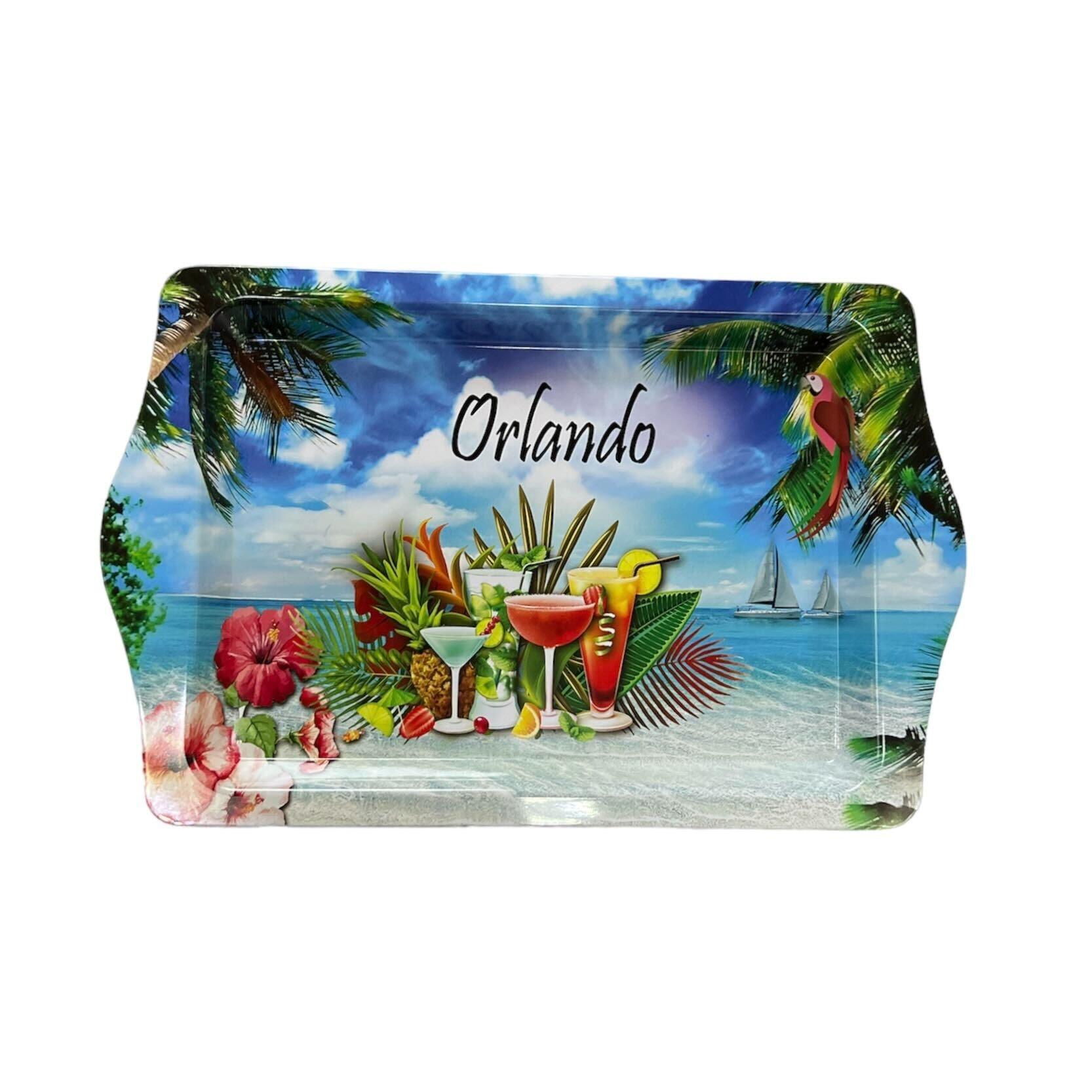 Orlando Cocktails Metal Tray