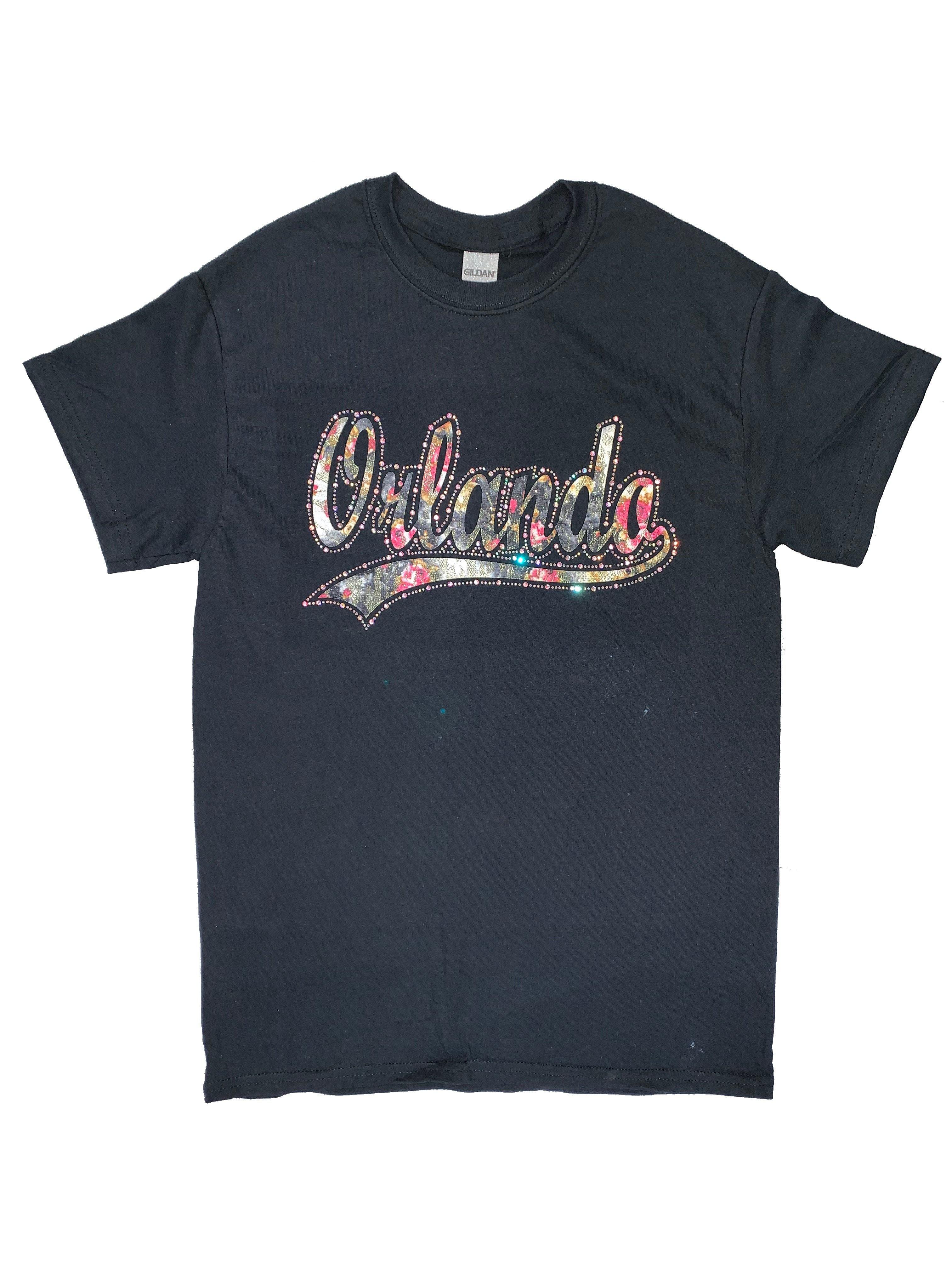Orlando Floral Curve Black