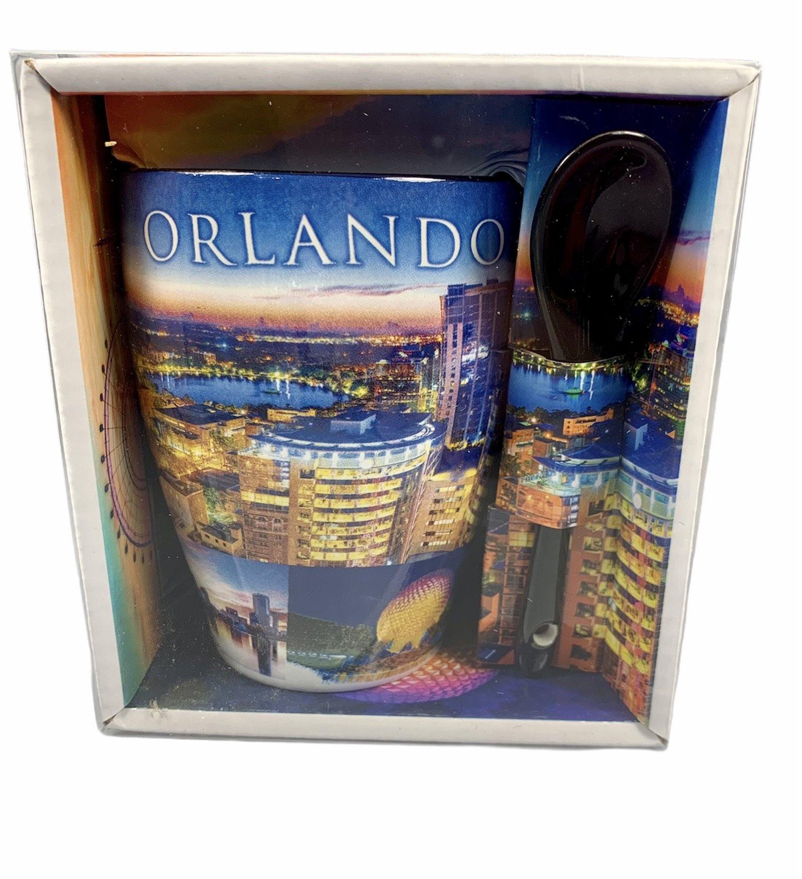 Orlando, Florida City View Mug with Spoon