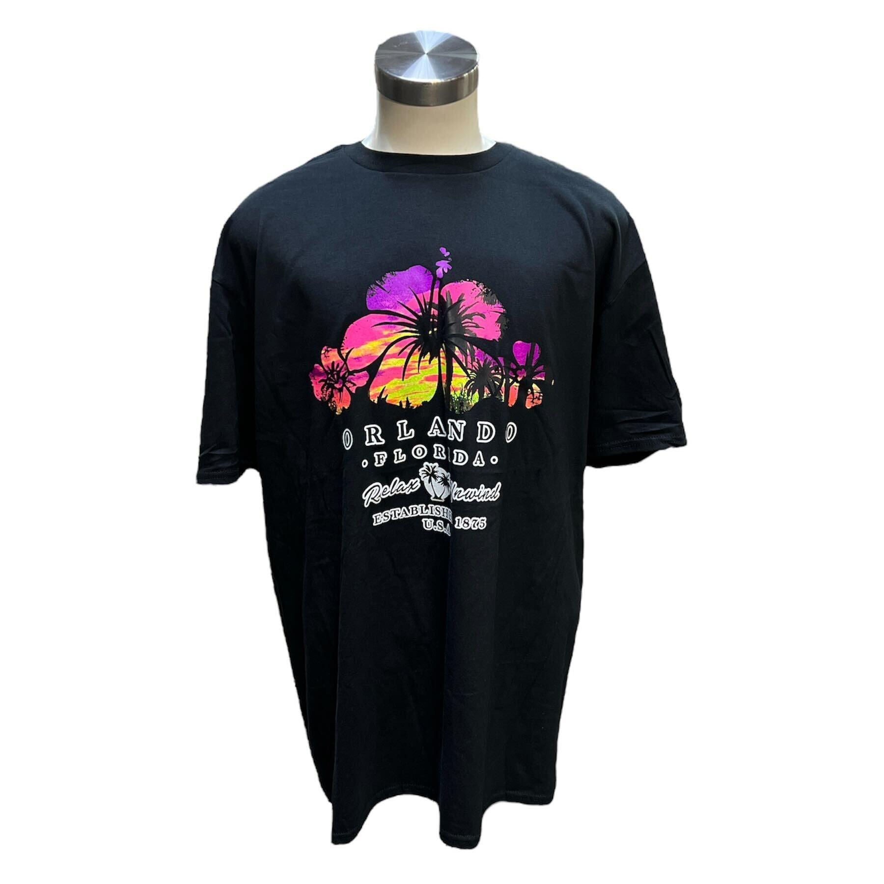 Orlando Florida Flower Sunset Relax Unwind T-Shirt
