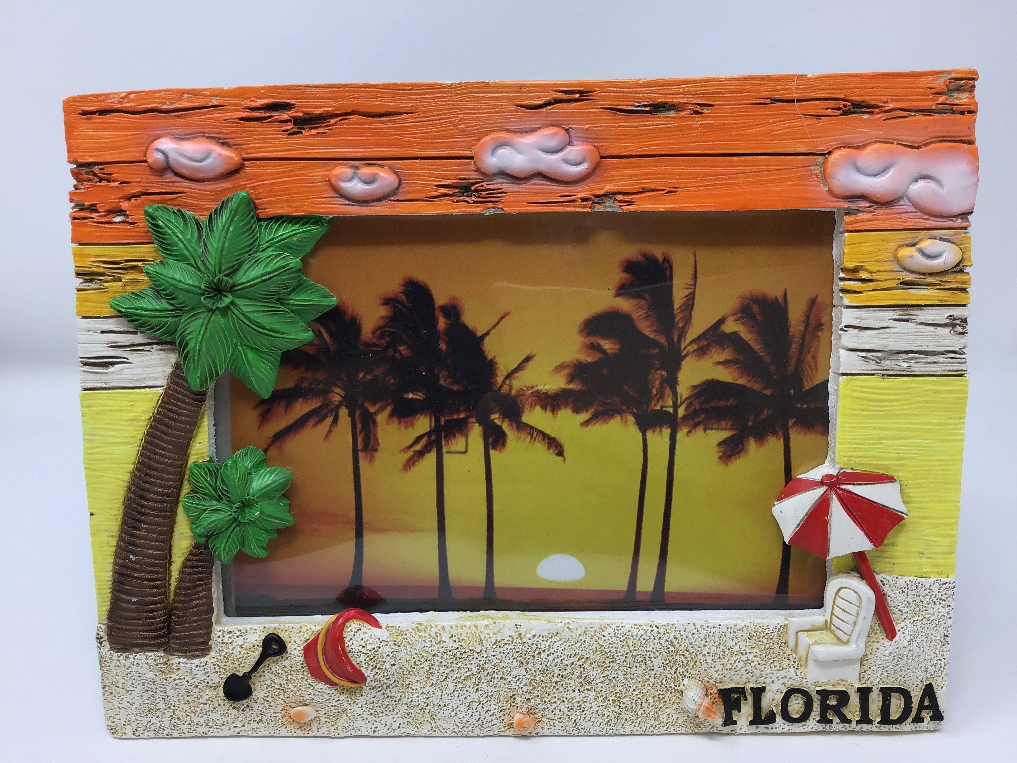 Palm & Chair Photo Frame 4X6"