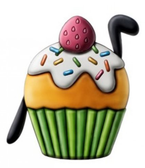 Pluto Cupcake D-Lish Treats Magnet