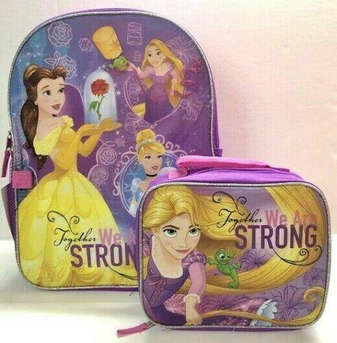 PRINCESS 16 inch BACKPACK WITH LUNCHBAG