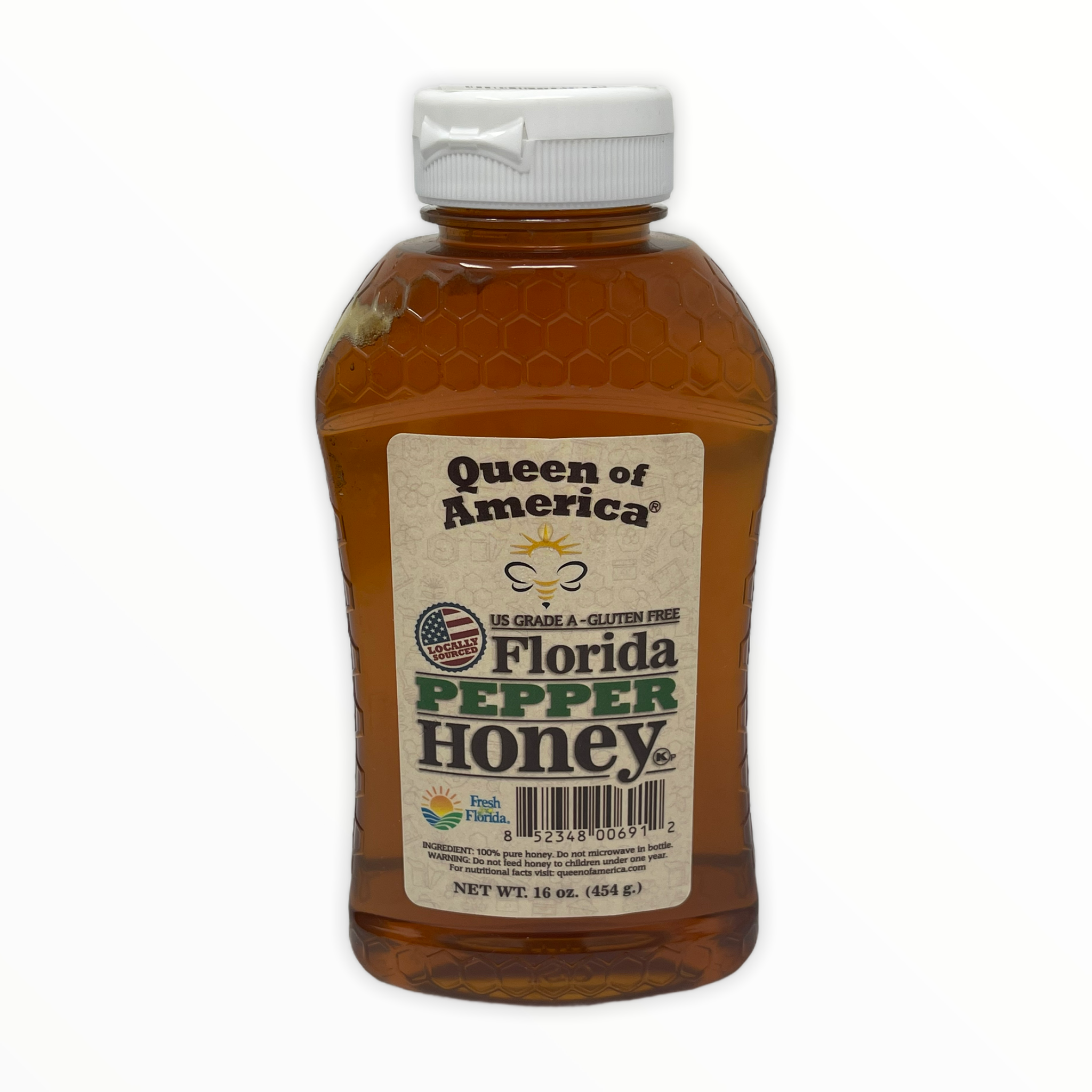 Queen of America Florida Pepper Honey 16oz