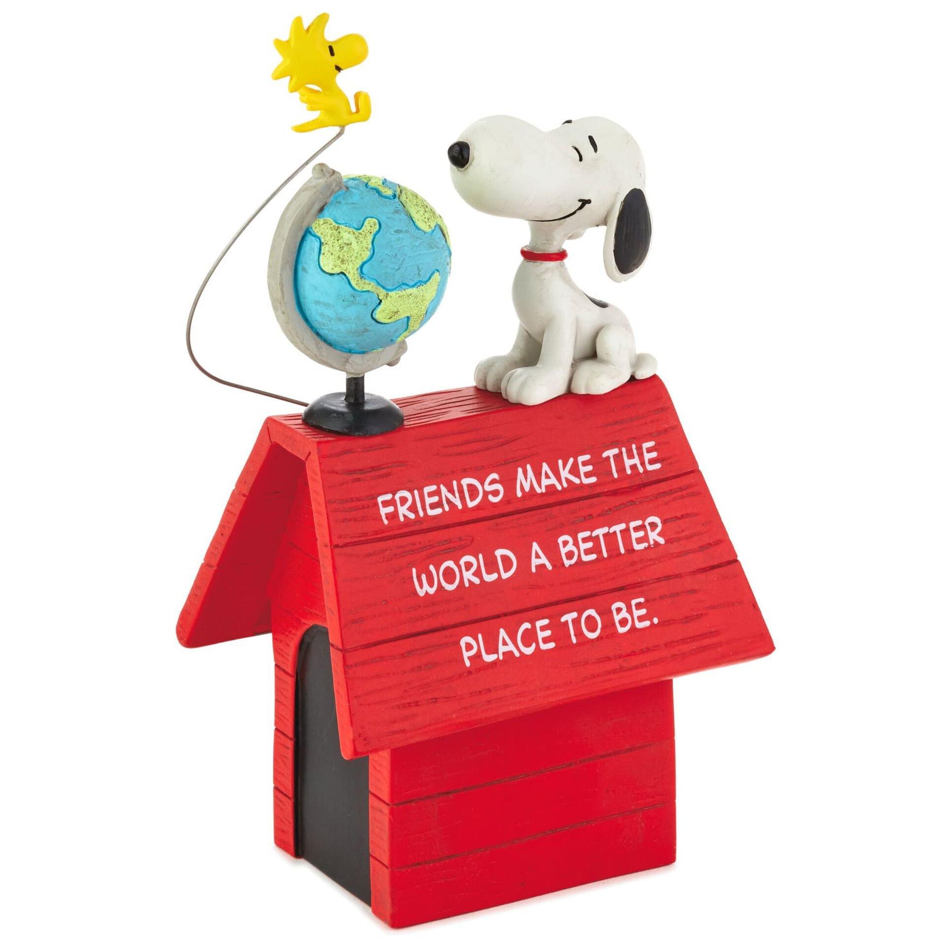 Snoopy And Woodstock Friends Make The World Better Figurine, 6"