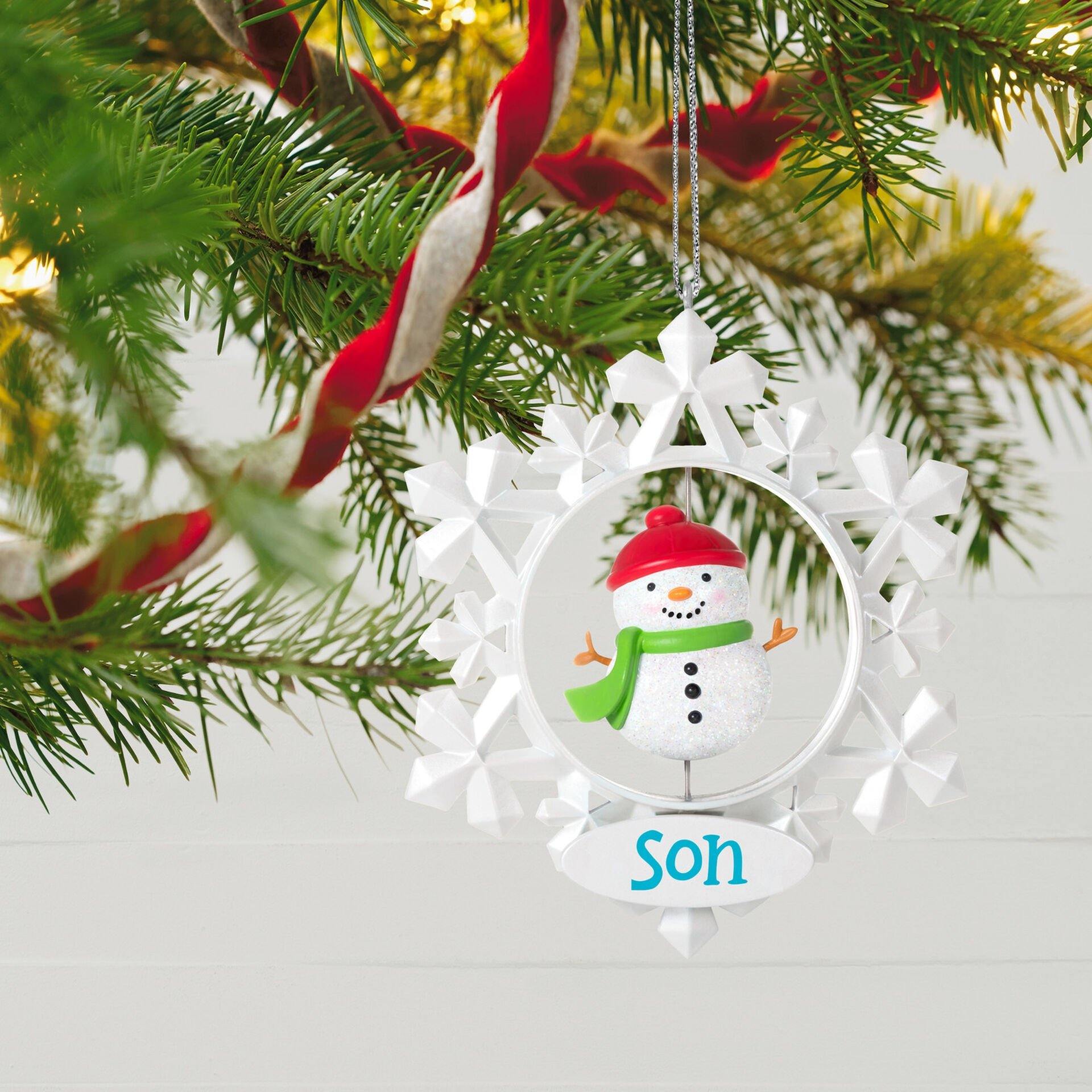 Son Snowflake Ornament