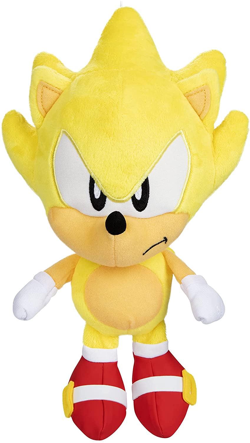 Sonic The Hedgehog-Plush 9-Inch Super Sonic Collectible Toy