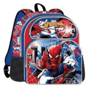 SPIDERMAN 12" 3-D BACKPACK W/PRINTED STRAPS RUZ
