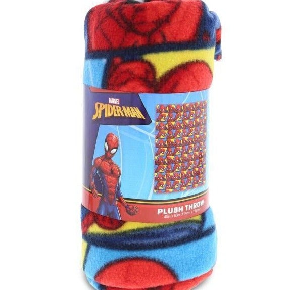 Spiderman Fleece Throw Blanket - Soft & Cozy Plush Fabric - Size 45”x 60”