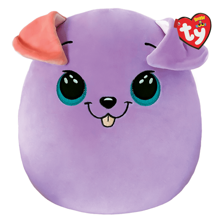 Squish-a-Boo Bitsy Purple Dog 14"
