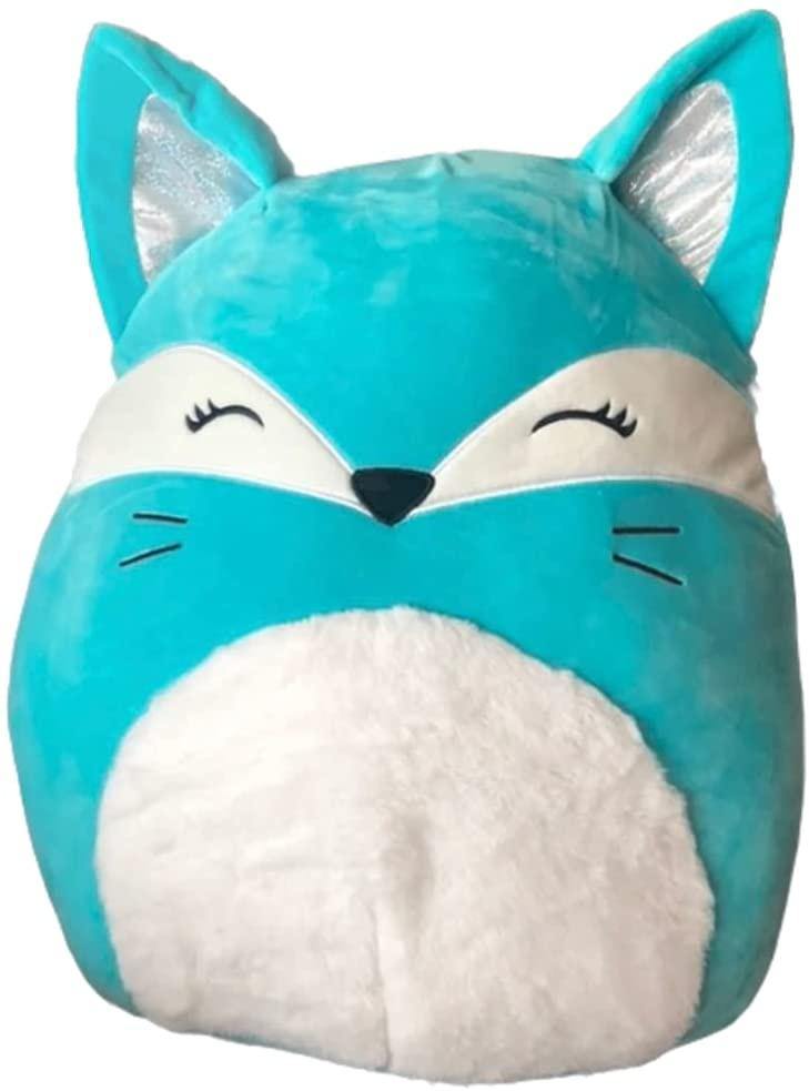 Squishmallow Official Kellytoy 16 Inch Soft Plush Squishy Toy Animals (Pania Blue Fox)