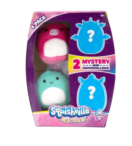 Squishville Mini Squishmallow 4 Pack