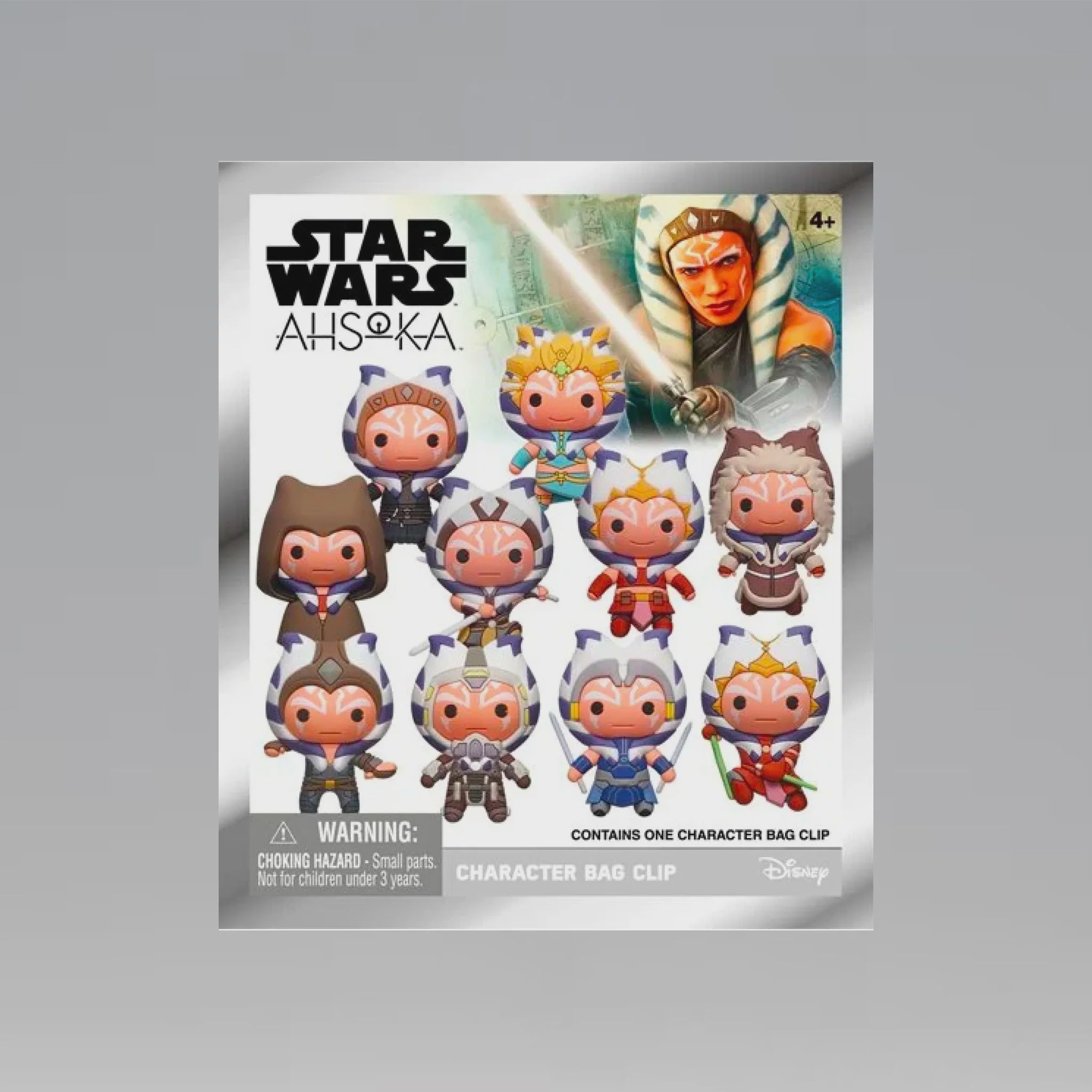 Star Wars Ahsoka 3D Foam Bag Clip