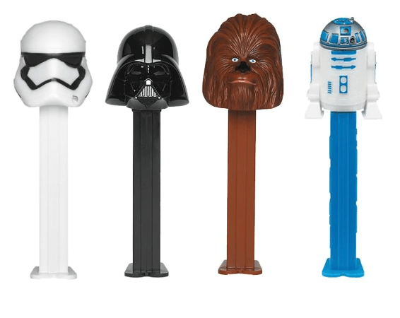 Star Wars BCD Pez Dispenser Ast