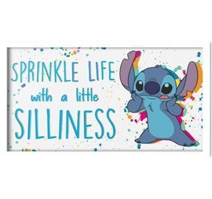 Stitch Silly 10In X 18In Framed Gel Coat Mdf Wall Art